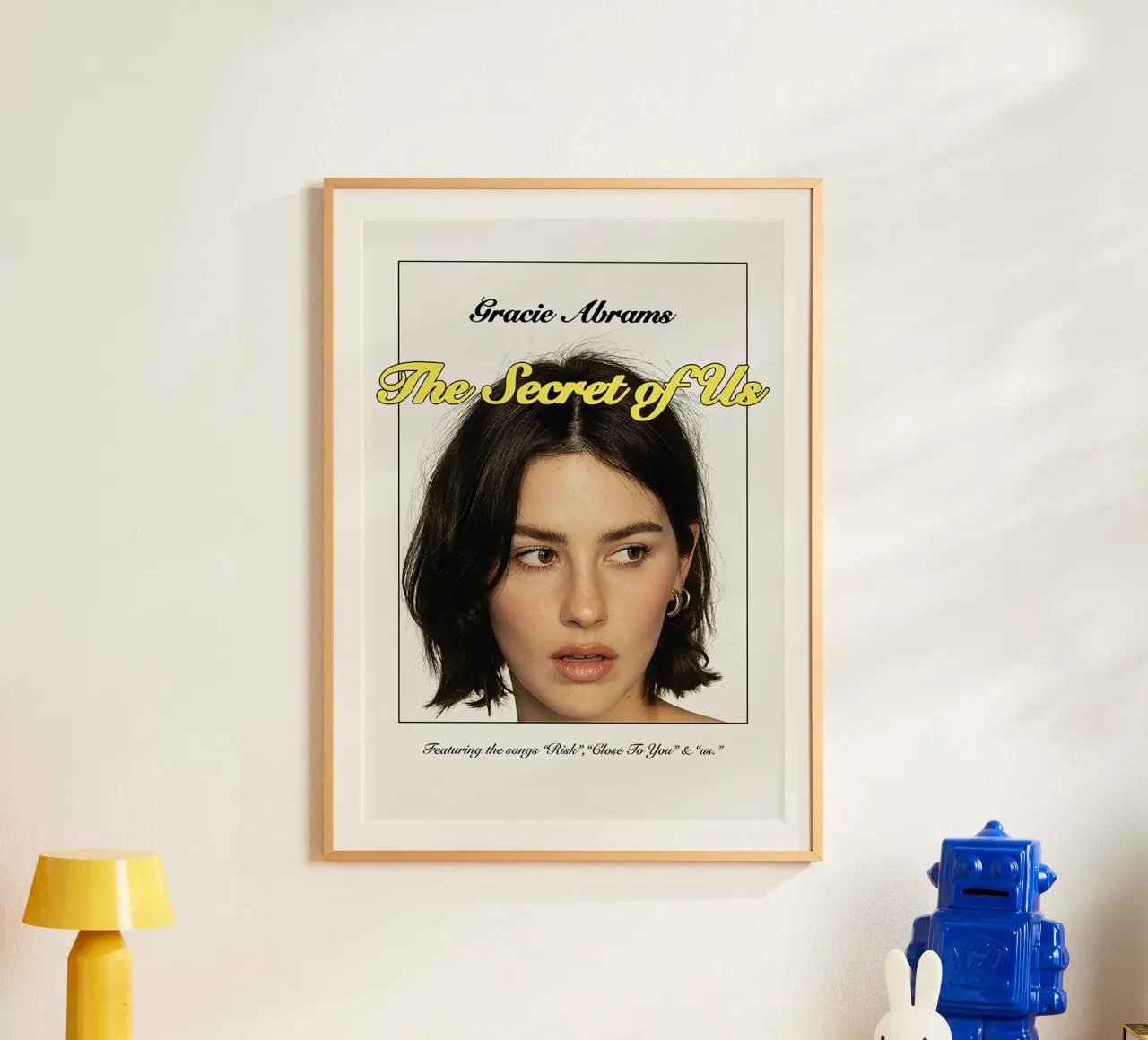 The Secret of Us – Gracie Abrams poster da Attaboy Dsgn