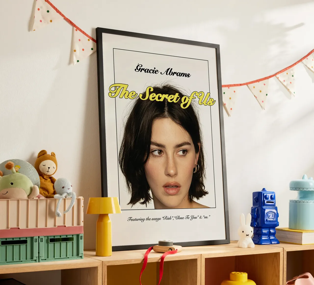 The Secret of Us – Gracie Abrams poster da Attaboy Dsgn