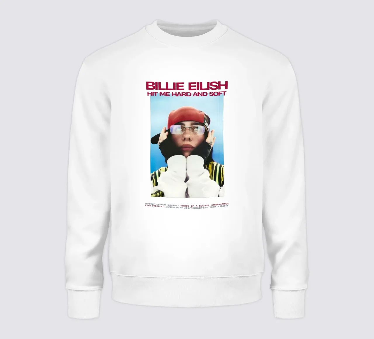Hit Me Hard and Soft Billie Eilish felpa da Attaboy Dsgn