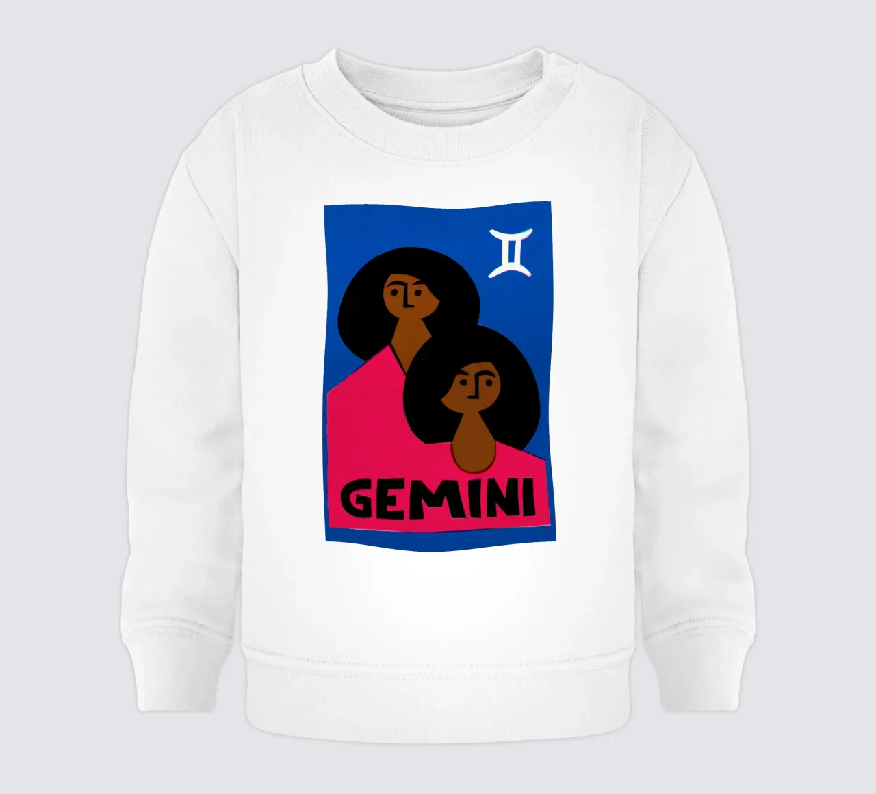 Gemini Zodiac felpa neonato da Fox & Velvet