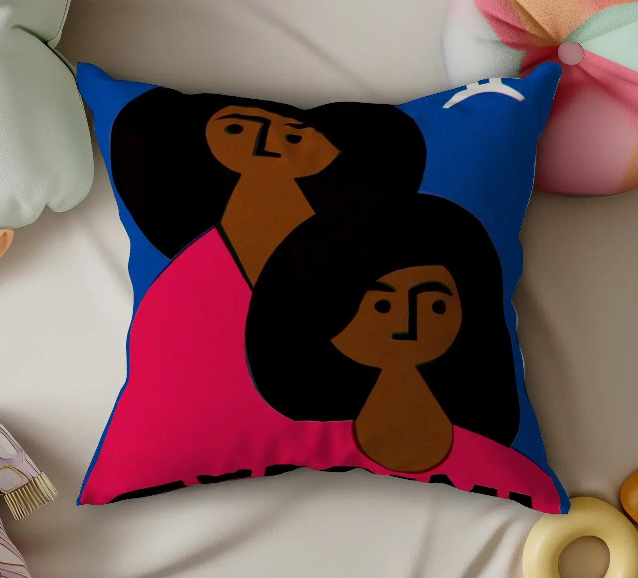 Gemini Zodiac cuscino da Fox & Velvet
