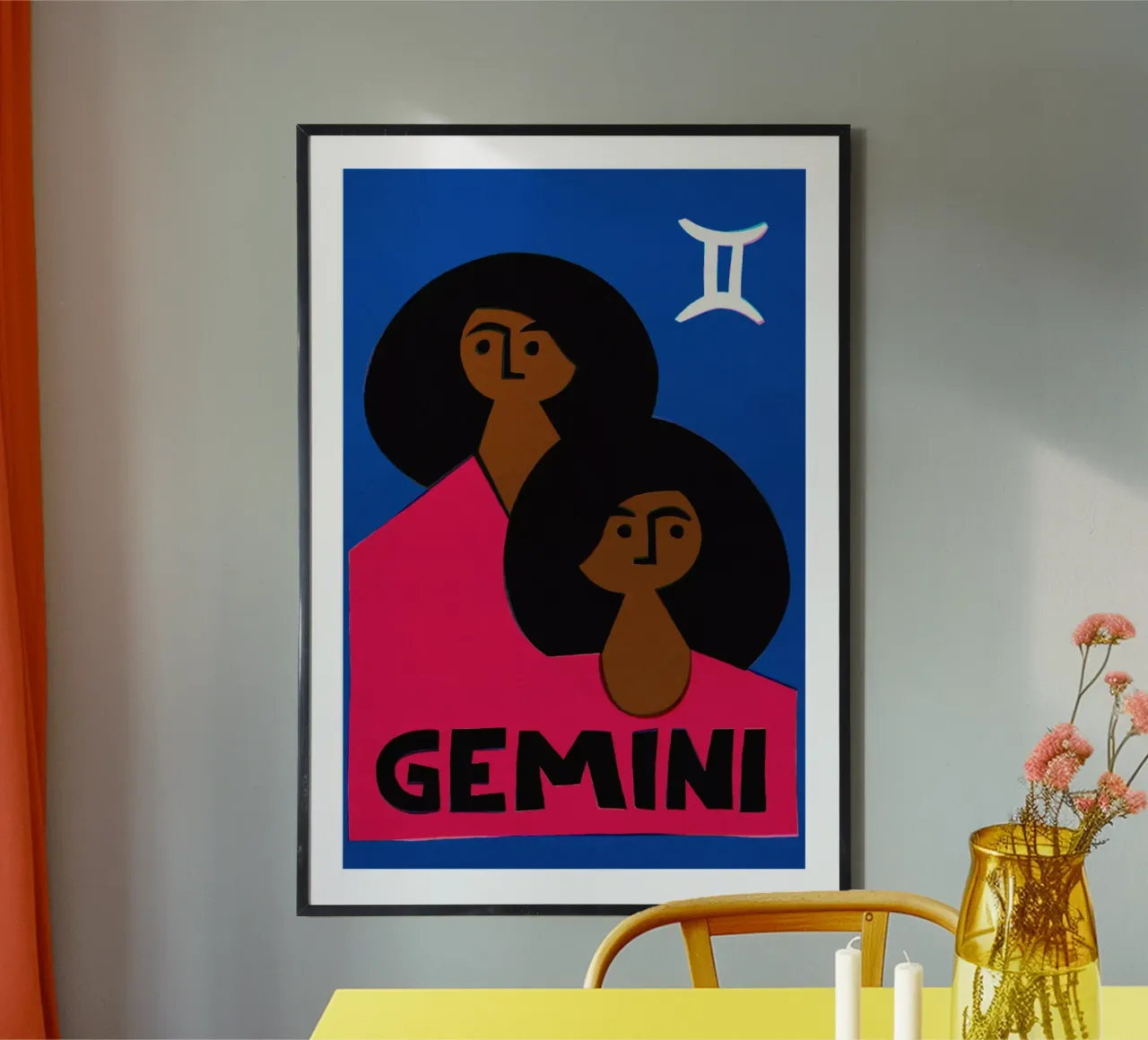 Gemini Zodiac hahnemühle by Fox & Velvet
