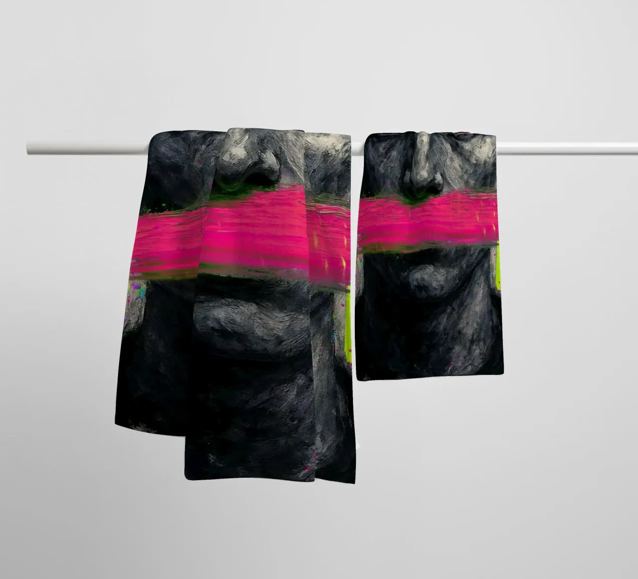 CTRL//SILENCED asciugamano da bagno da KUNSTstück