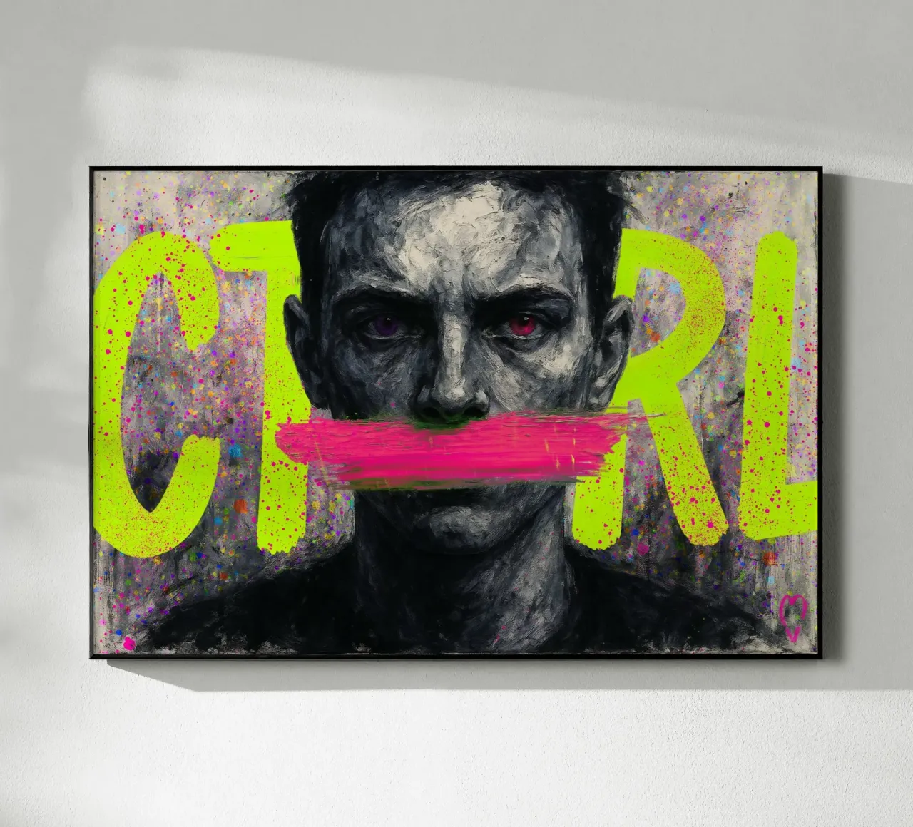 CTRL//SILENCED plexiglass da KUNSTstück