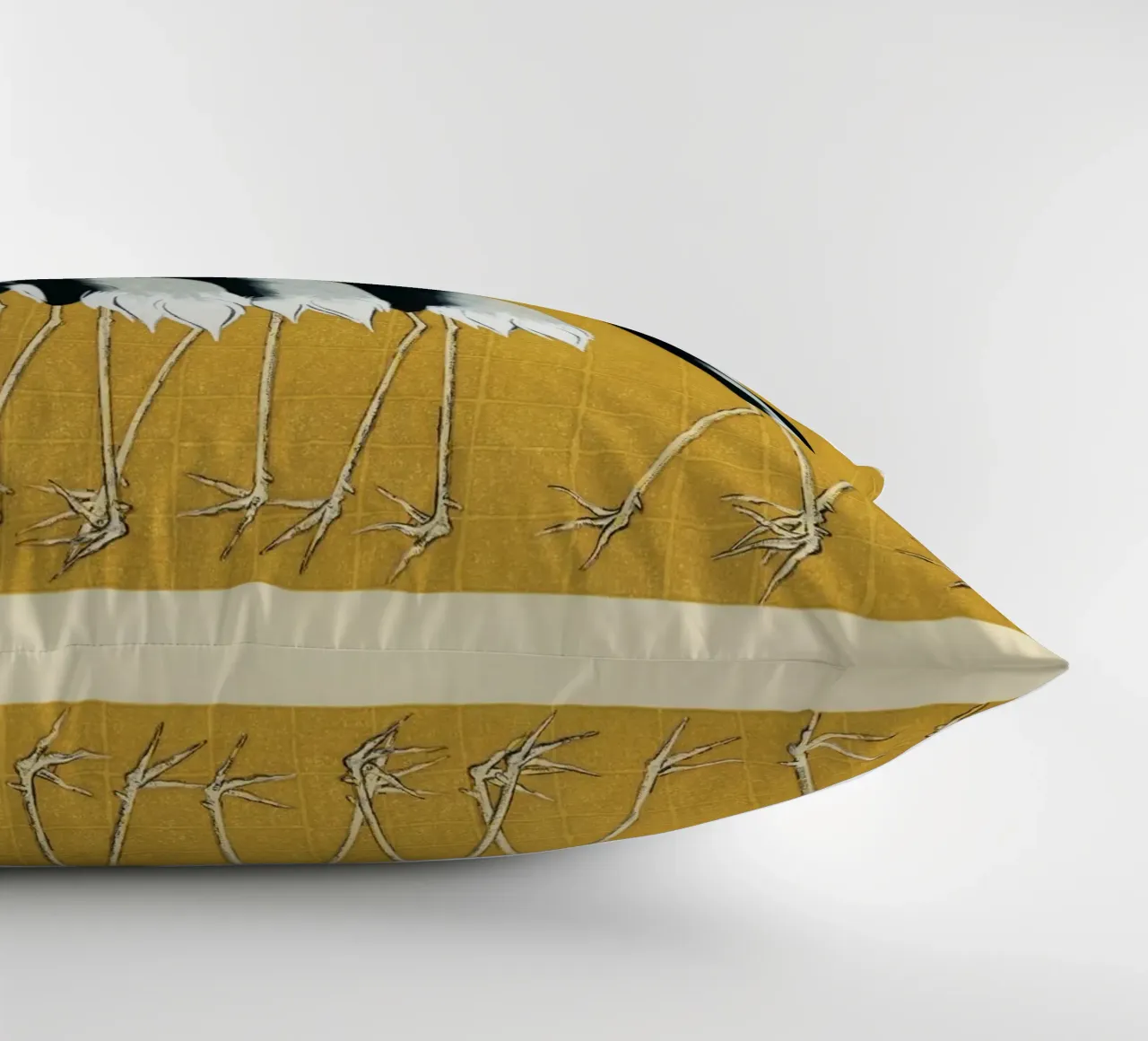 A traditional portrait of a flock of beautiful Japanese cuscino da vintageshop