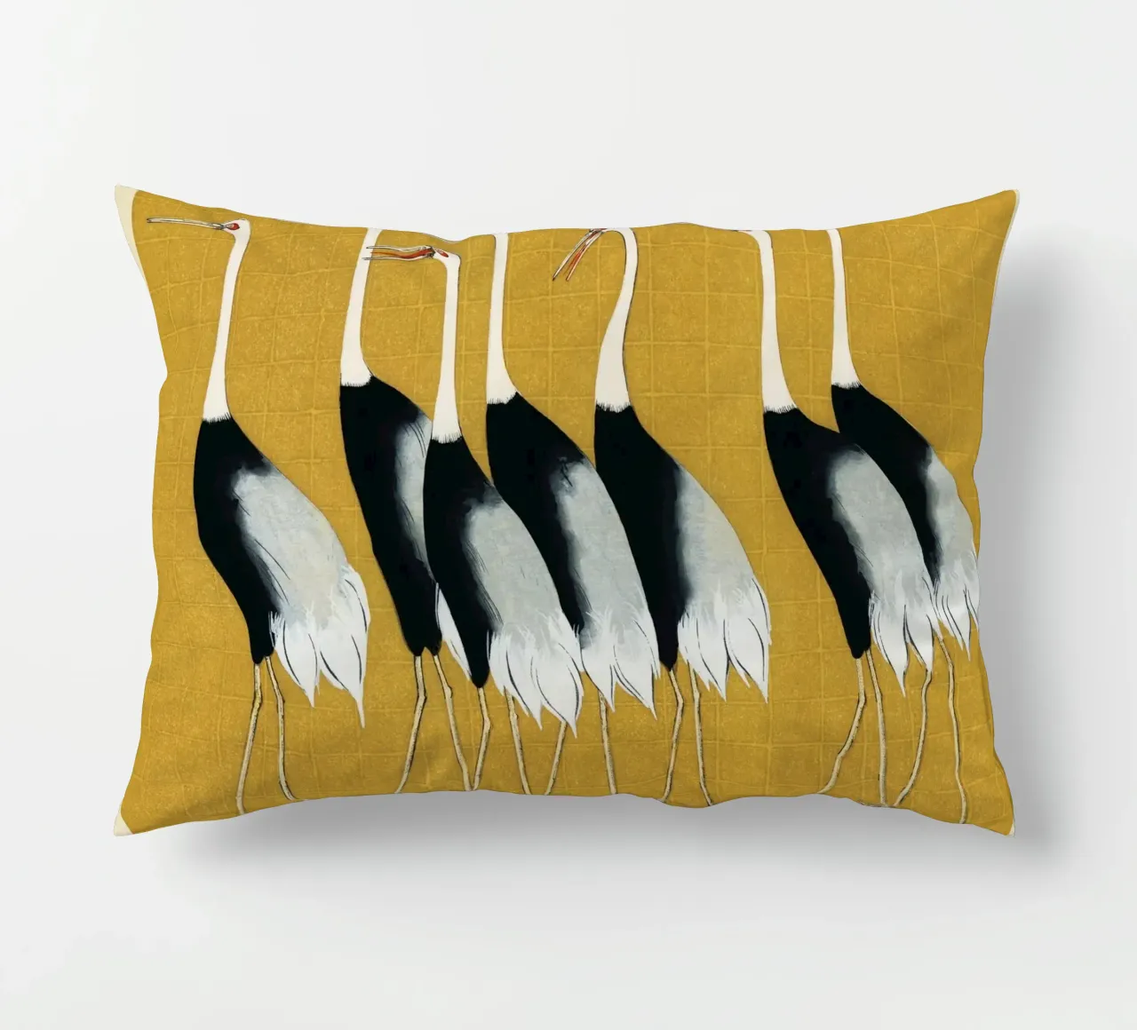 A traditional portrait of a flock of beautiful Japanese cuscino da vintageshop