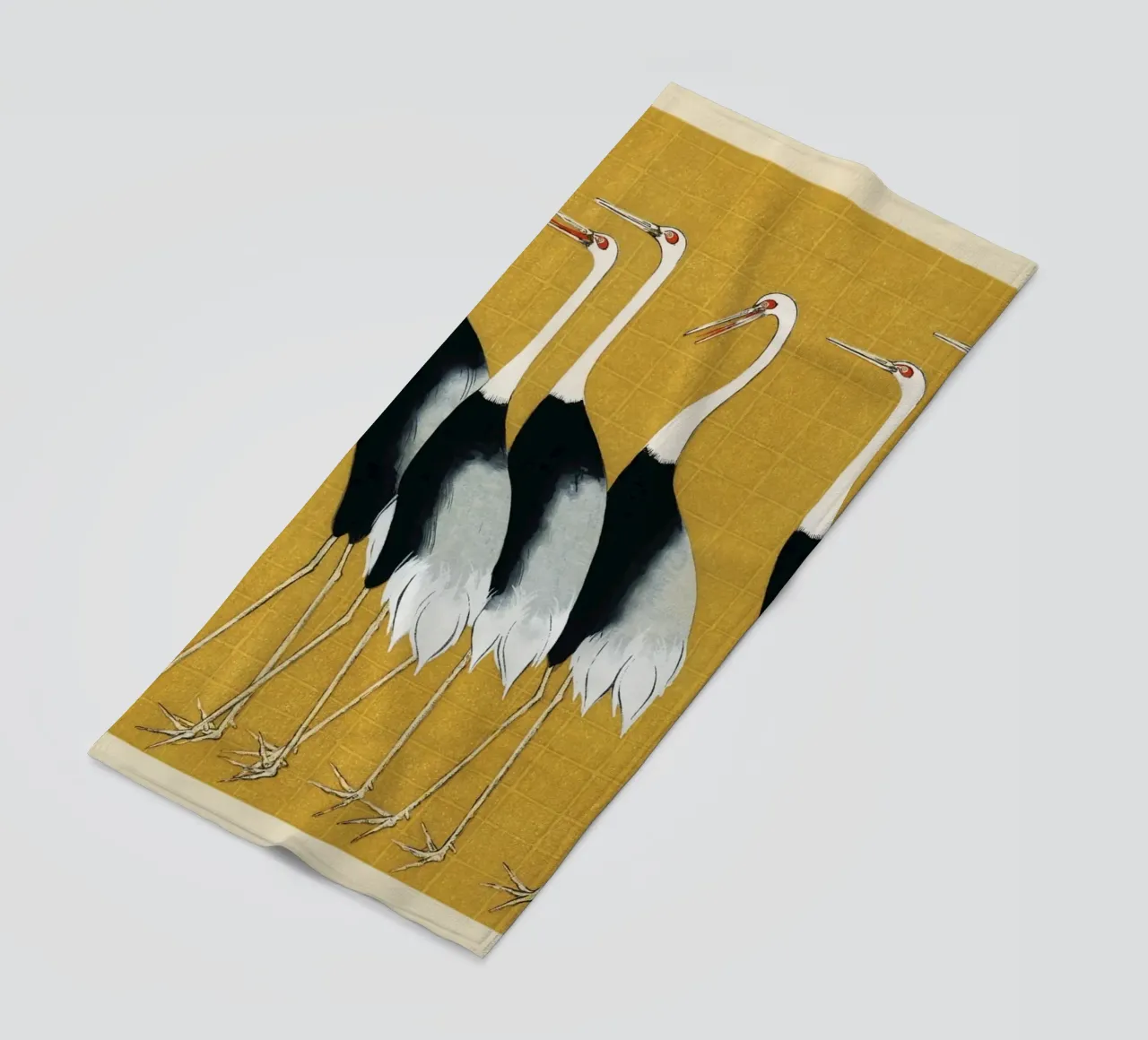 A traditional portrait of a flock of beautiful Japanese telo mare da vintageshop