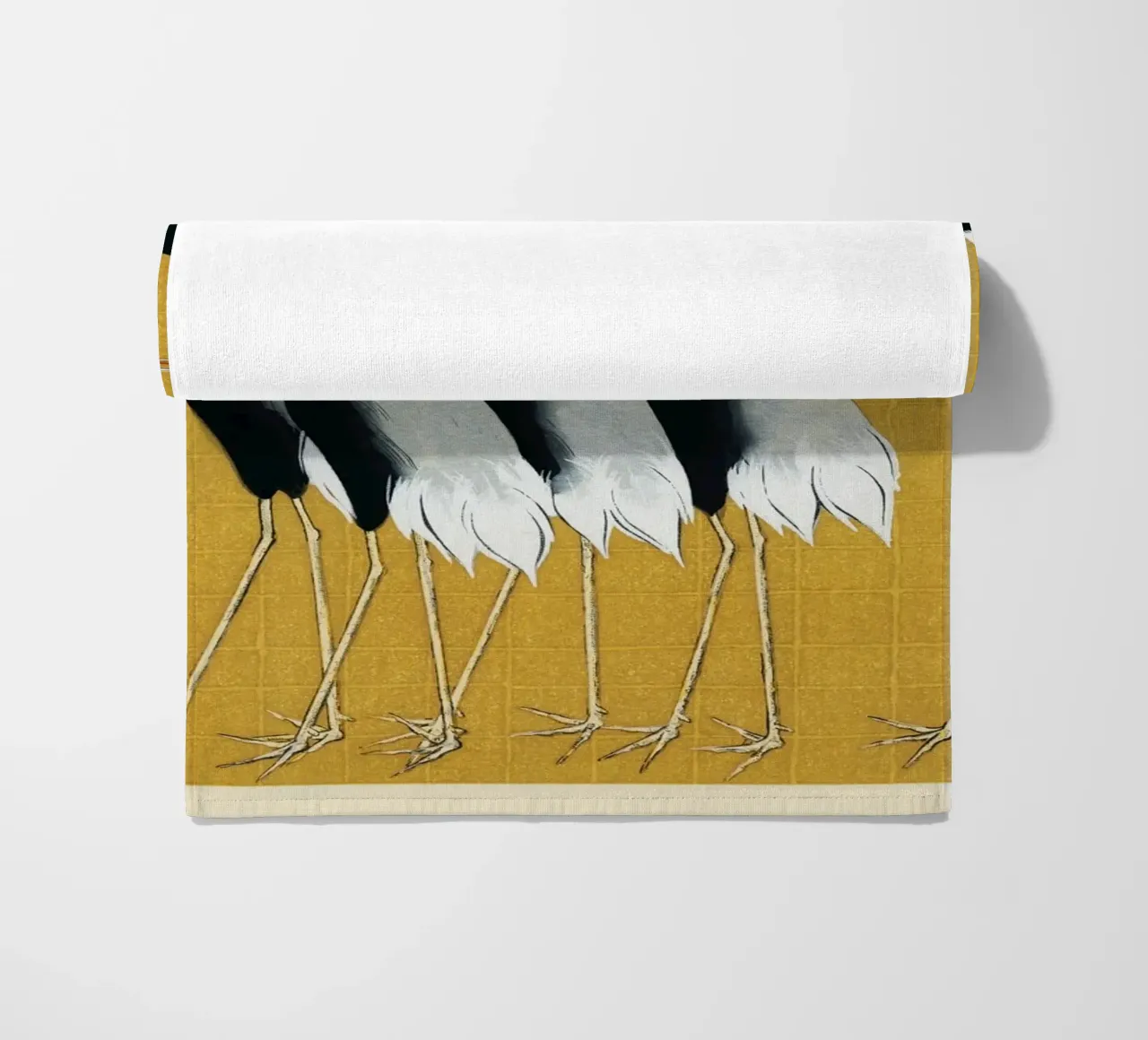 A traditional portrait of a flock of beautiful Japanese telo mare da vintageshop