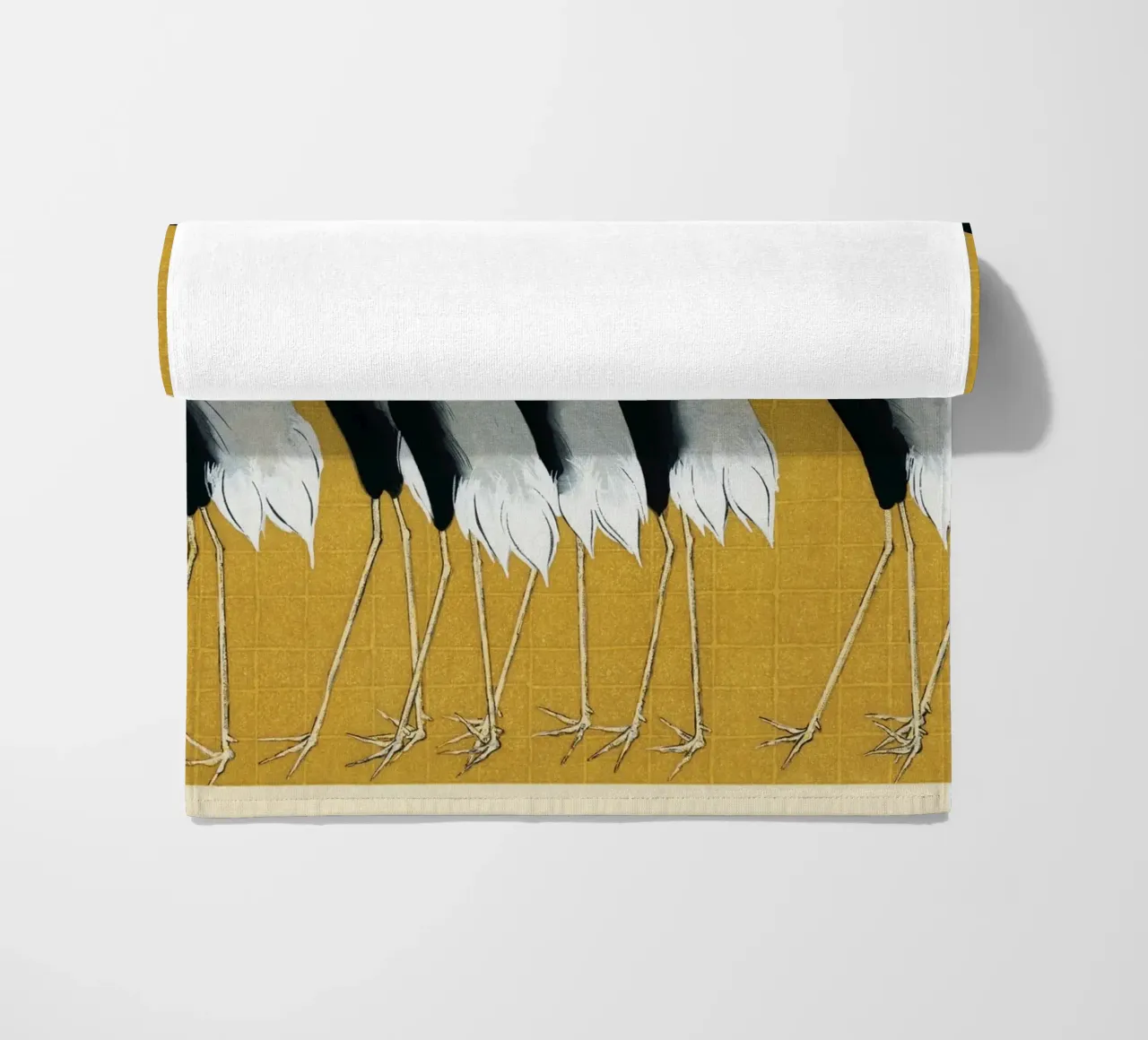 A traditional portrait of a flock of beautiful Japanese telo mare da vintageshop