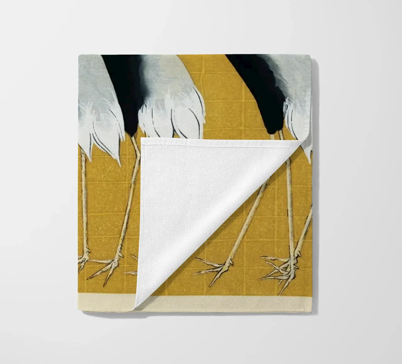 A traditional portrait of a flock of beautiful Japanese telo mare da vintageshop