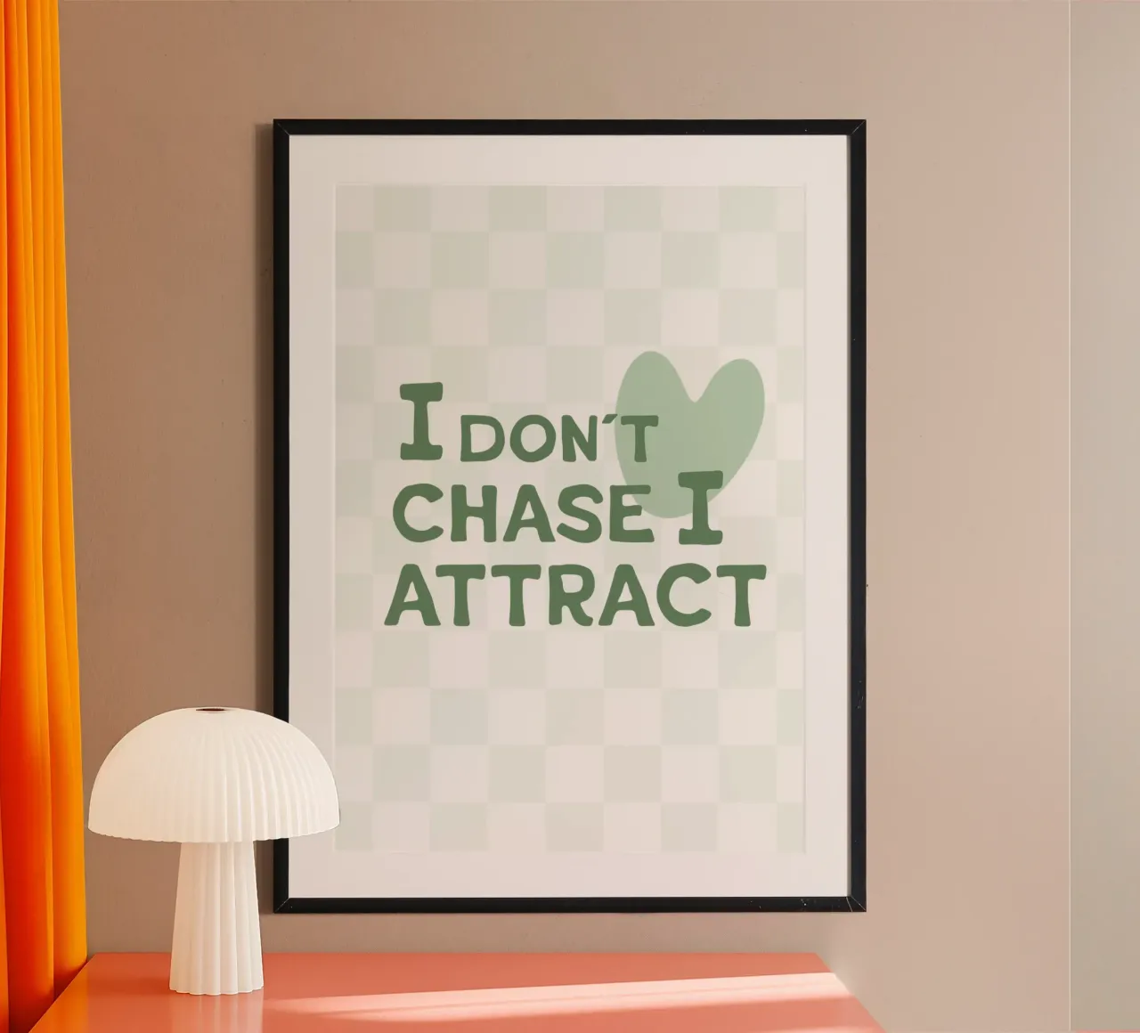 I don´t chase I attract carta hahnemühle da be.