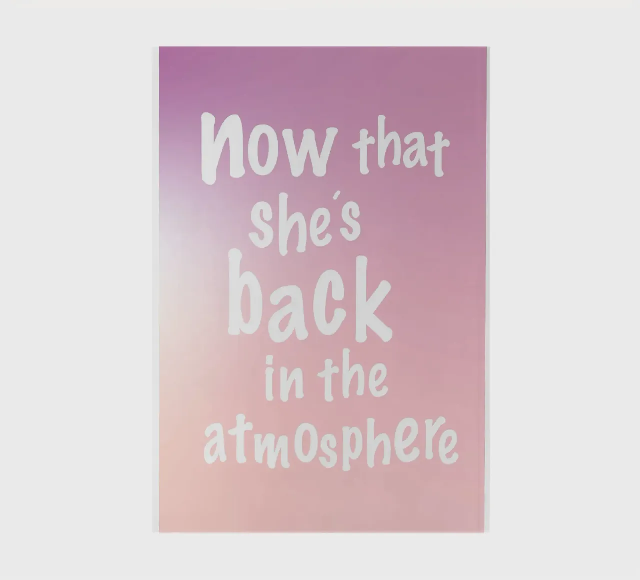 drops of jupiter notebook by be.