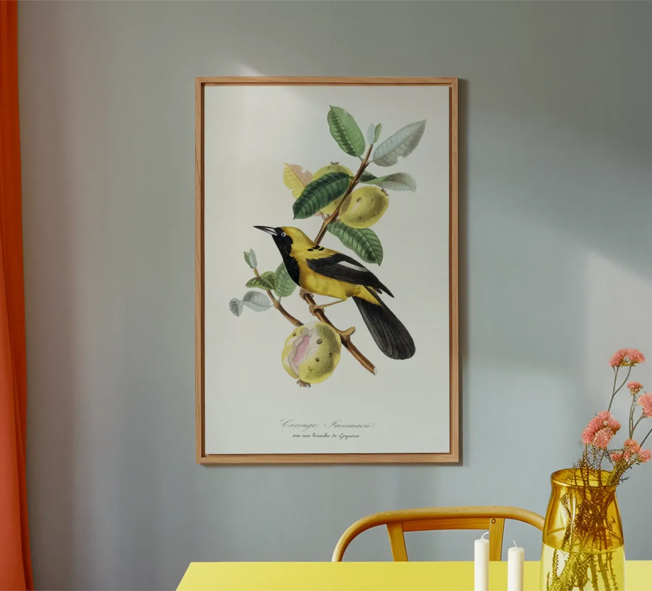 Jacamar bird painting. alluminio dibond da vintageshop