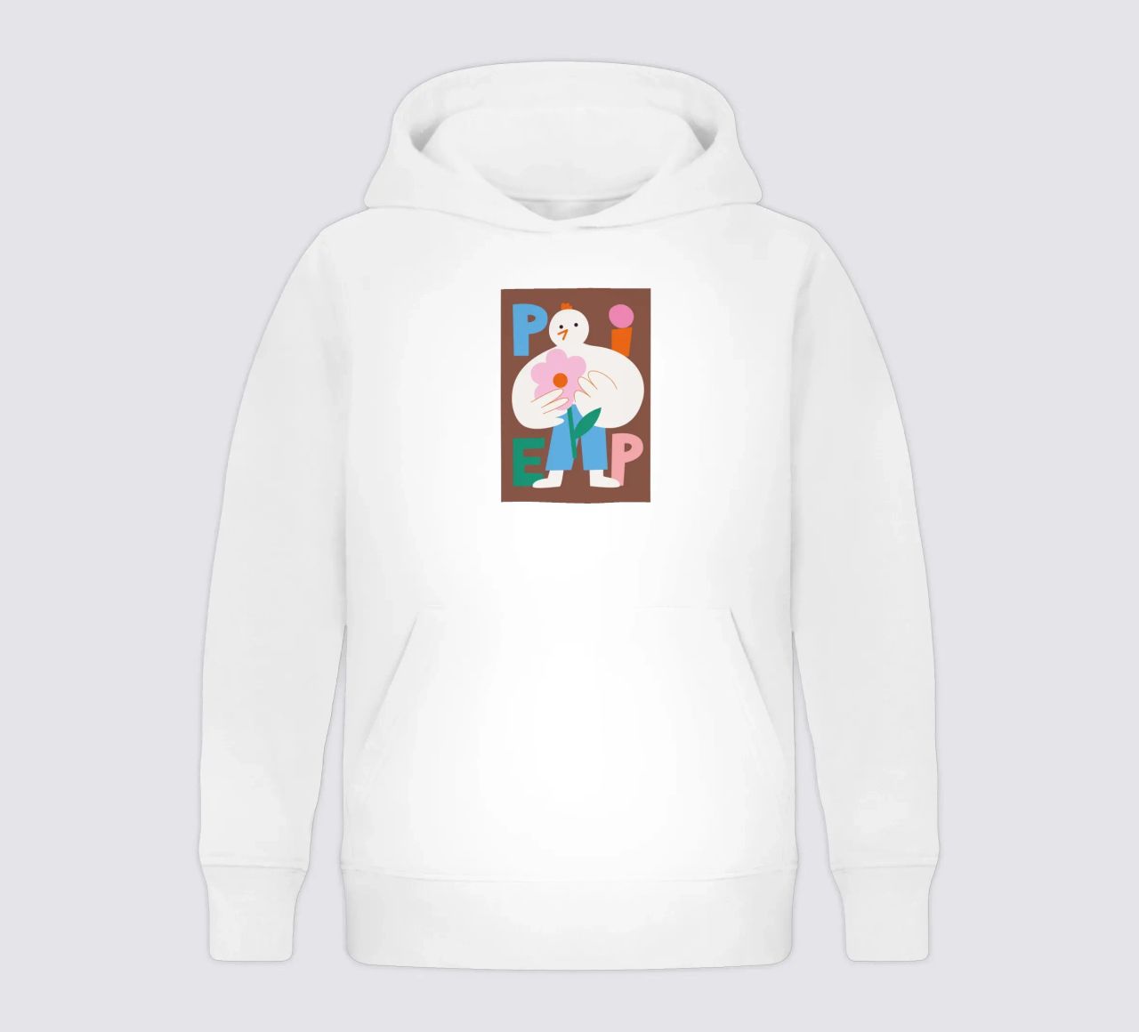 Piep felpa bambino con cappuccio da Susann Stefanizen