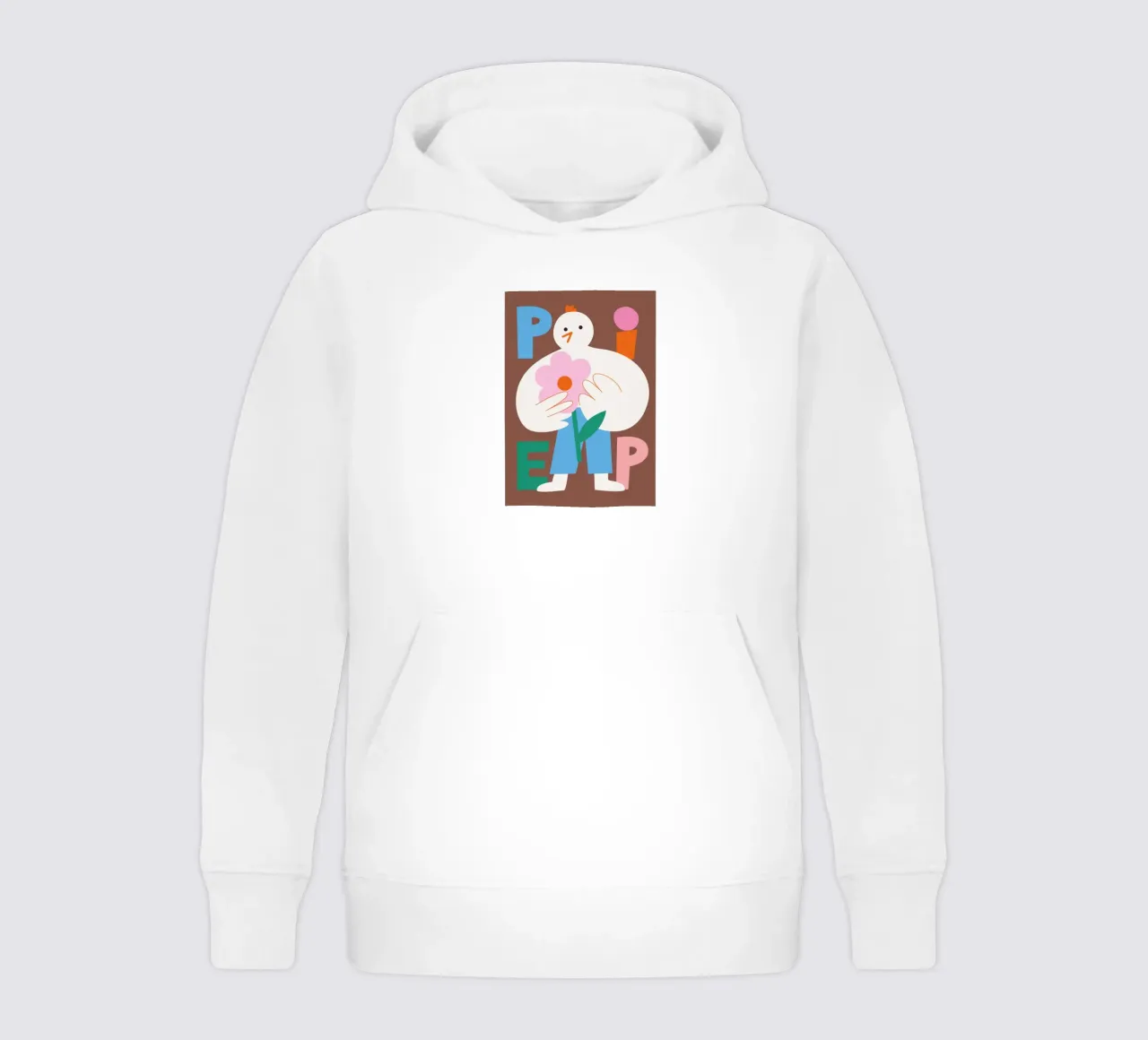Piep felpa bambino con cappuccio da Susann Stefanizen