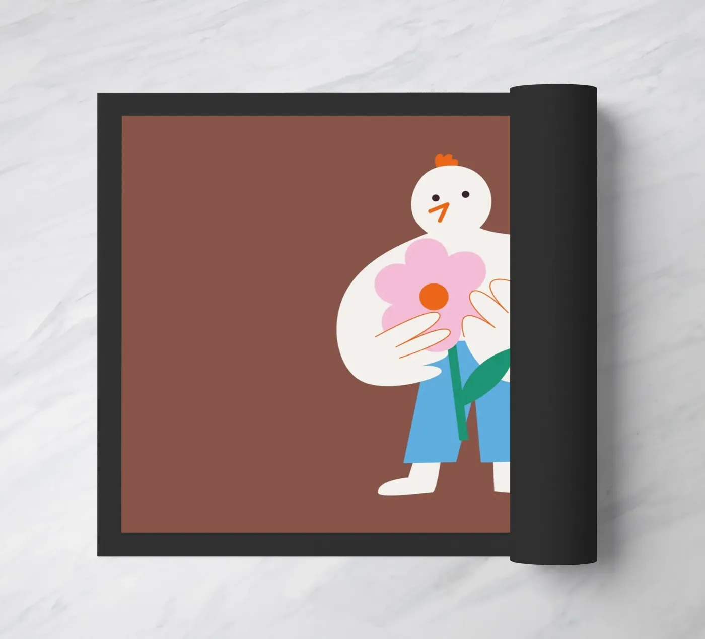 Piep deurmat van Susann Stefanizen