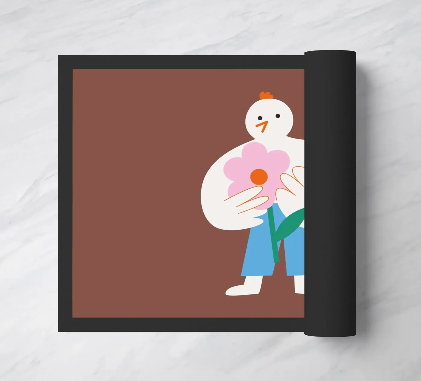 Piep doormat by Susann Stefanizen