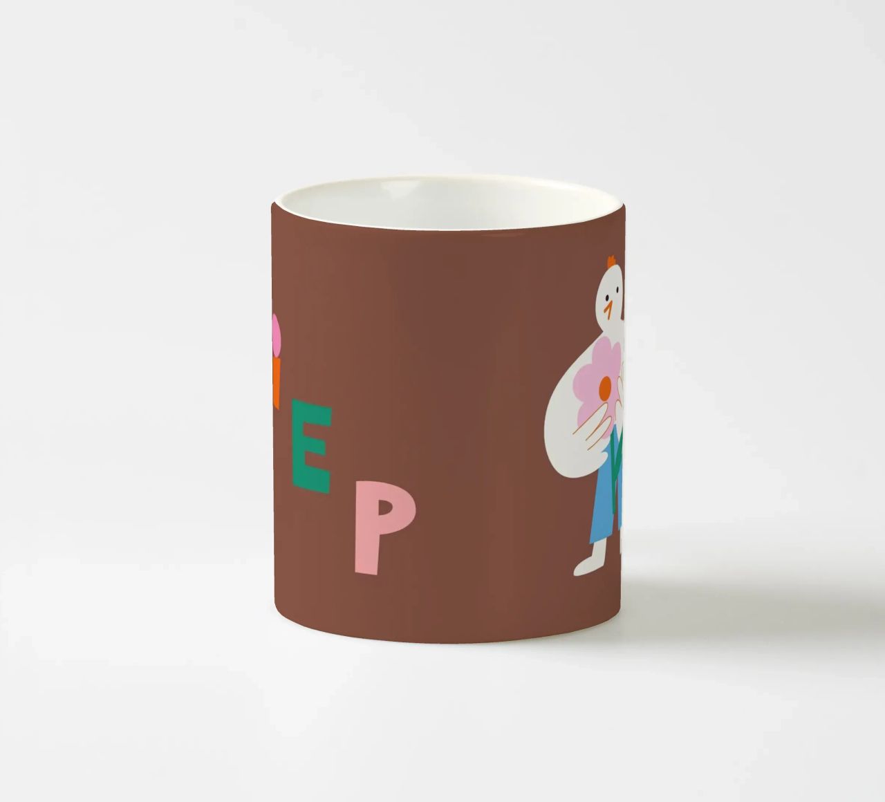 Piep tazza in ceramica da Susann Stefanizen