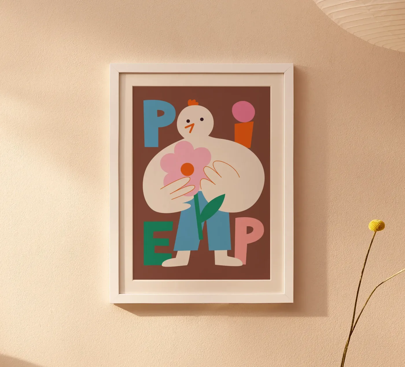 Piep poster van Susann Stefanizen