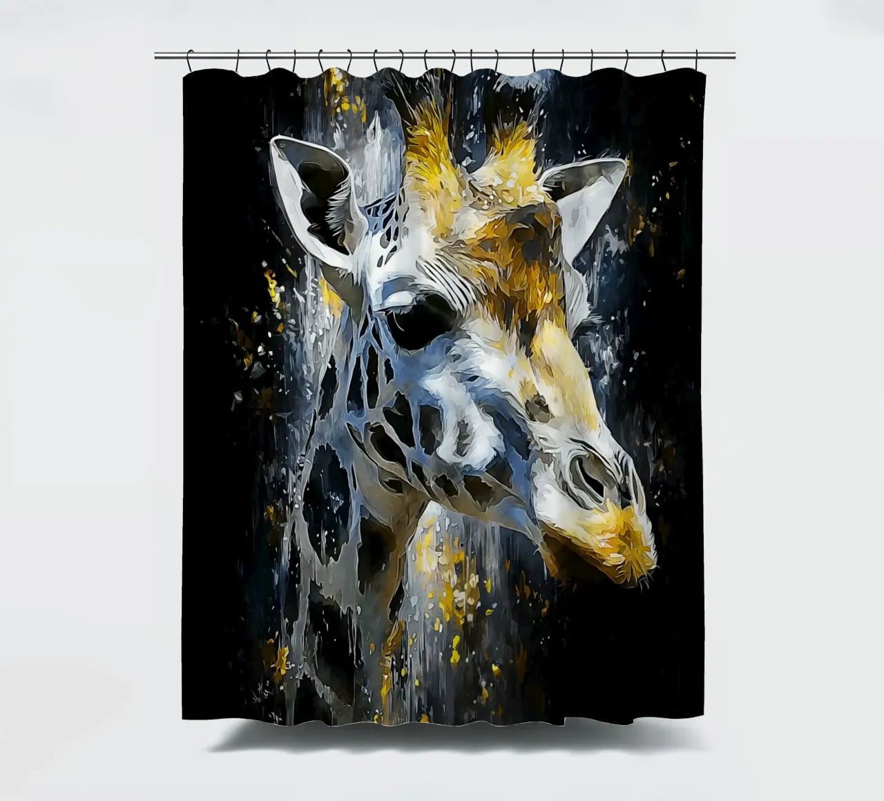 Giraffe Modern shower curtain by Mateo