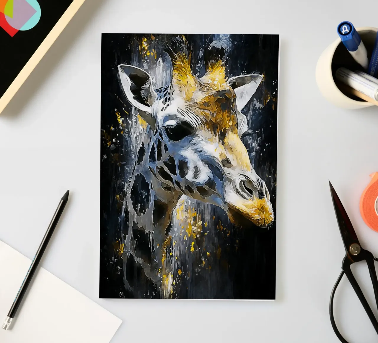 Giraffe Modern notebook by Mateo