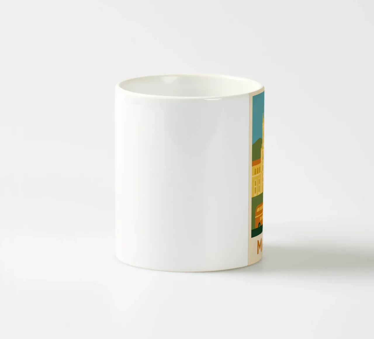 Madrid in solido - Sole, orso e grandezza tazza in ceramica da JETLAG | affiches voyage
