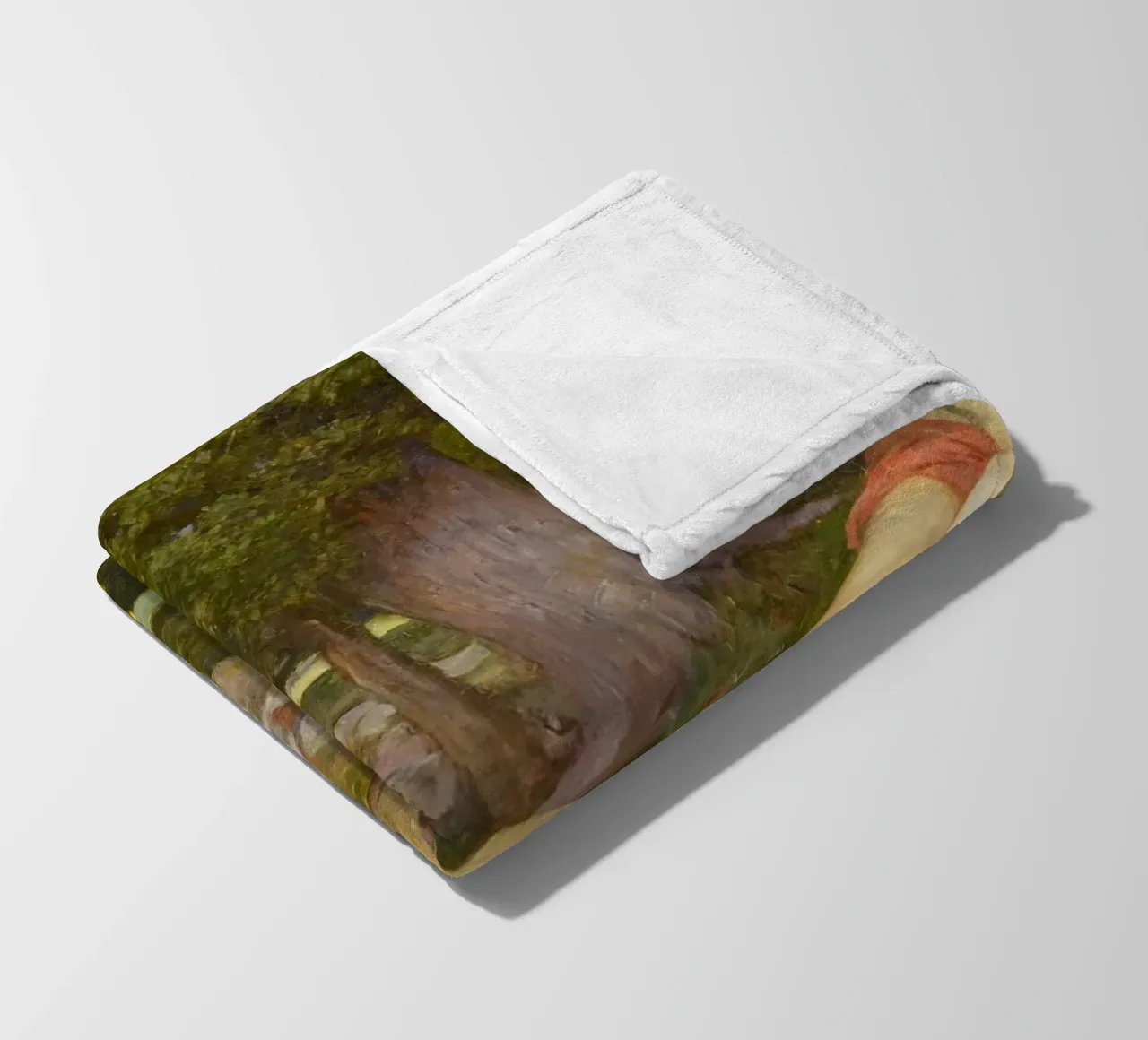 Eco e Narciso di John William Waterhouse coperta in pile da Venus Art