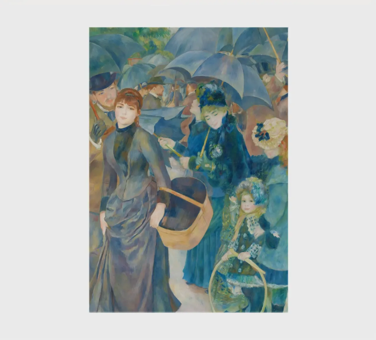 The Umbrellas by Pierre-Auguste Renoir notebook by Venus Art