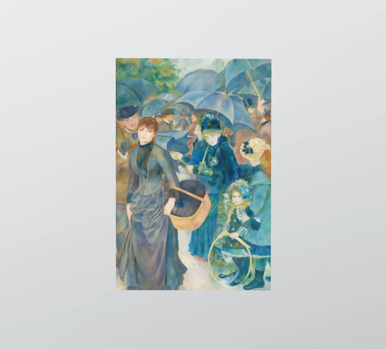 The Umbrellas by Pierre-Auguste Renoir sticker by Venus Art