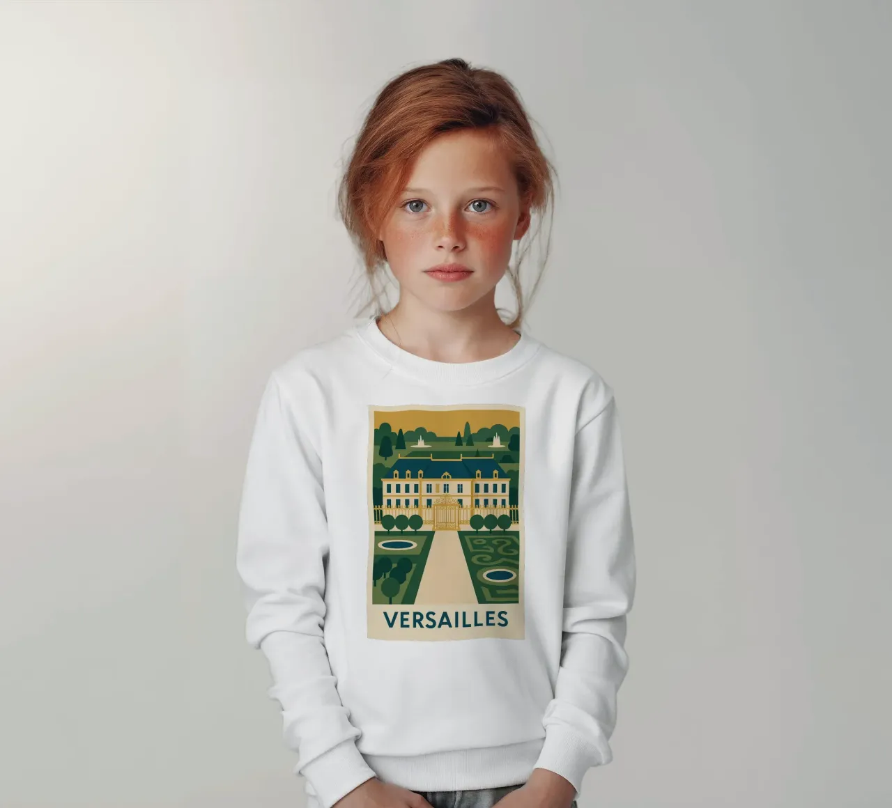 Versailles - Un manifesto di splendore felpa bambino da JETLAG | affiches voyage