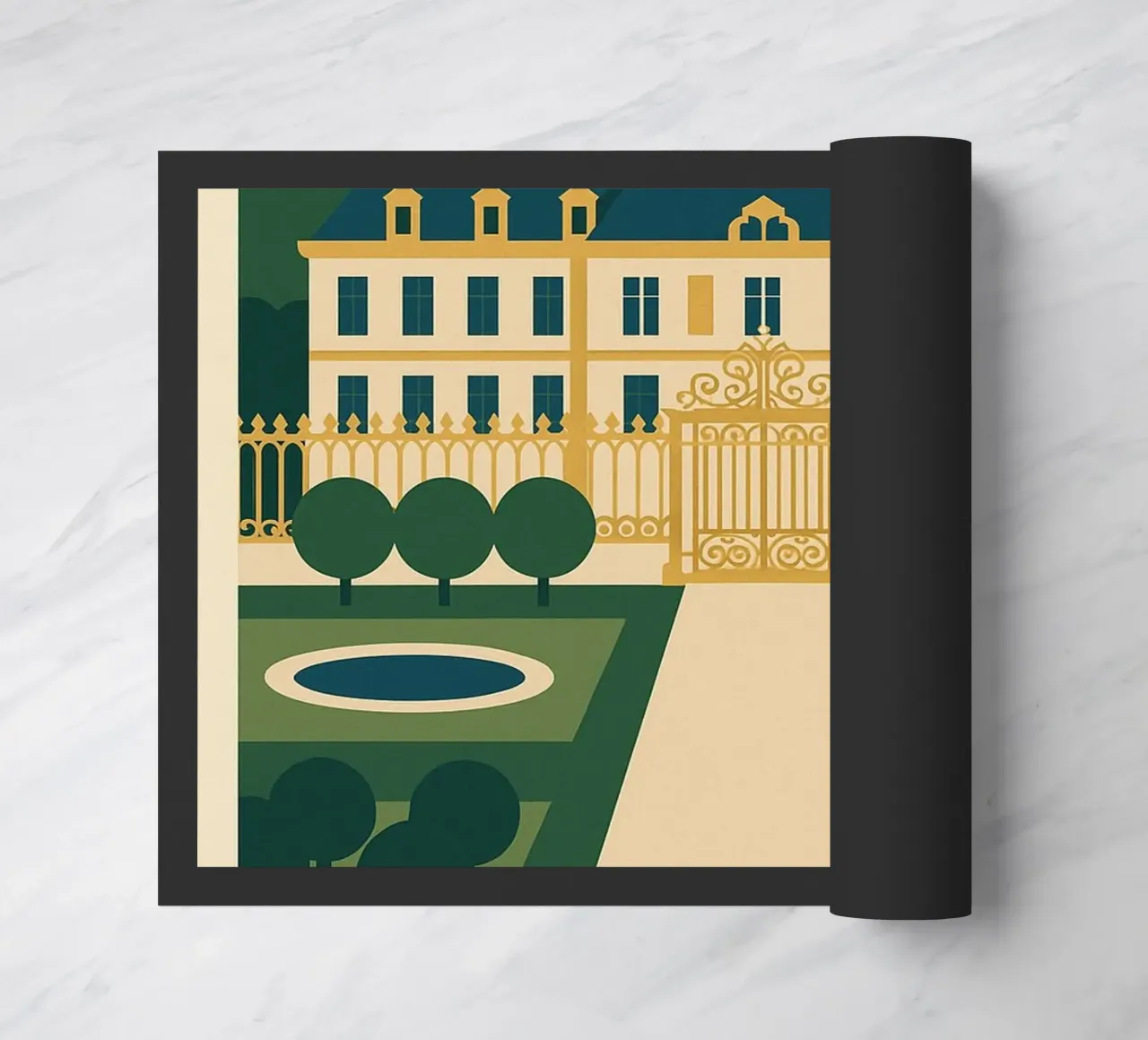 Versailles - Un manifesto di splendore zerbino da JETLAG | affiches voyage