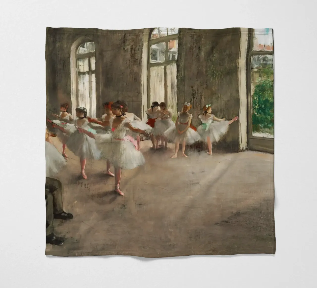 Le prove di Edgar Degas coperta in pile da Venus Art