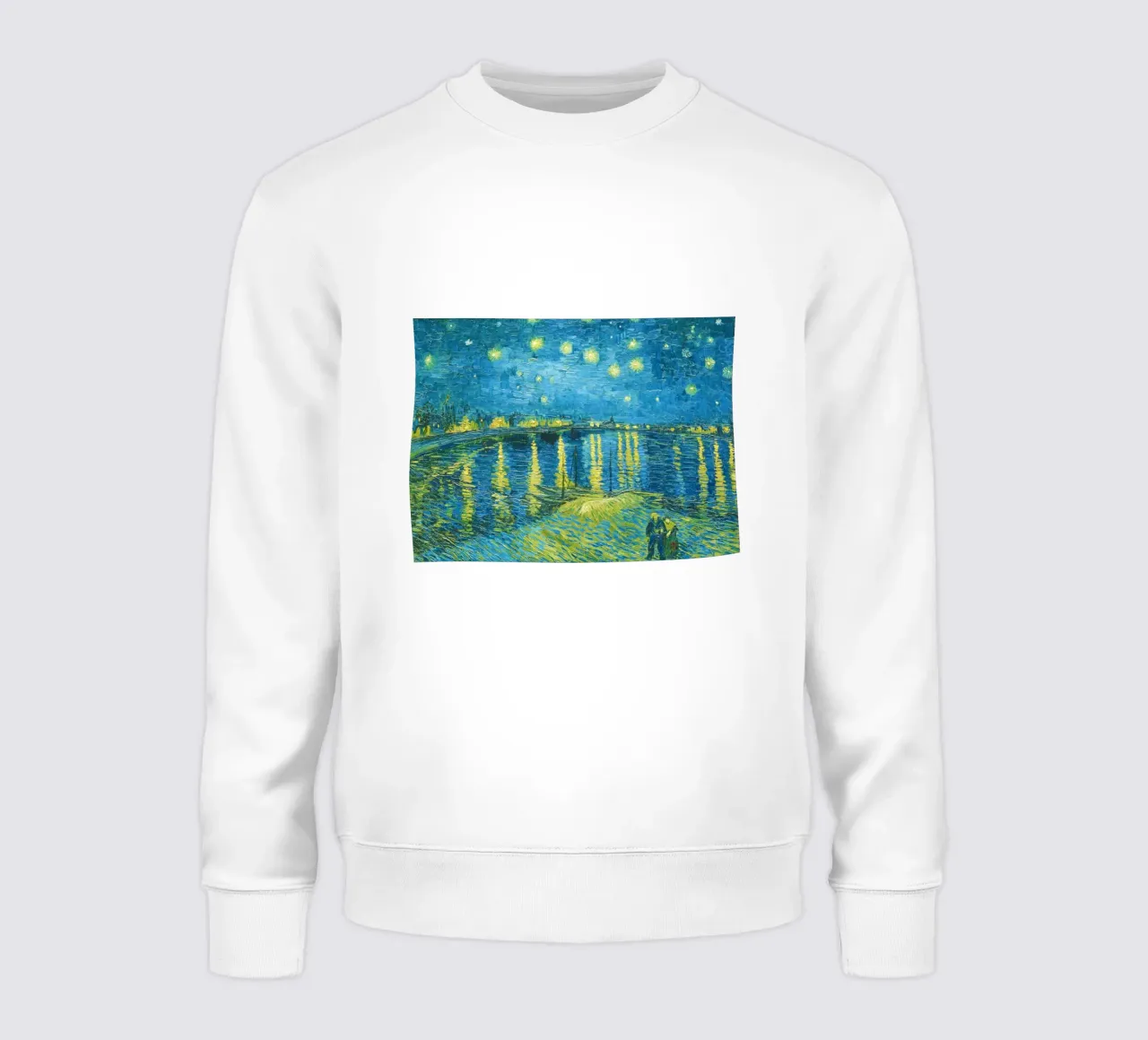 Starry Night by Vincent van Gogh sweatshirt by Venus Art