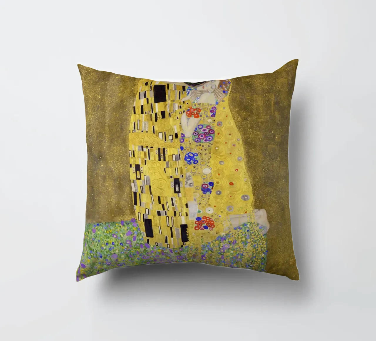 Il bacio di Gustav Klimt cuscino da Art History