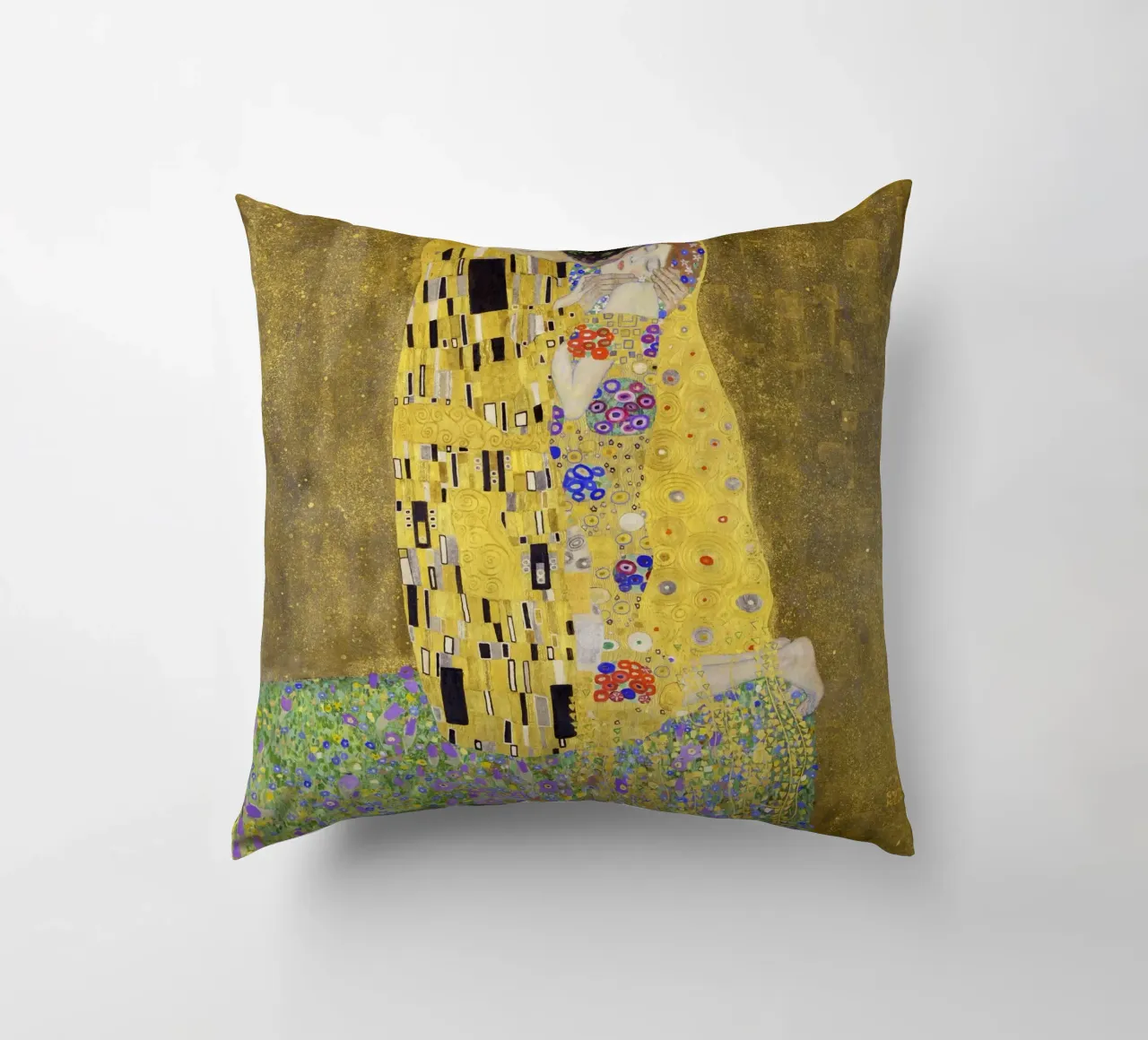 Il bacio di Gustav Klimt cuscino da Art History