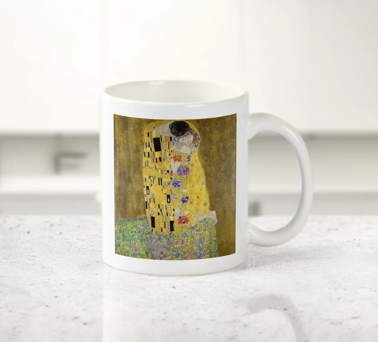 Il bacio di Gustav Klimt tazza in ceramica da Art History