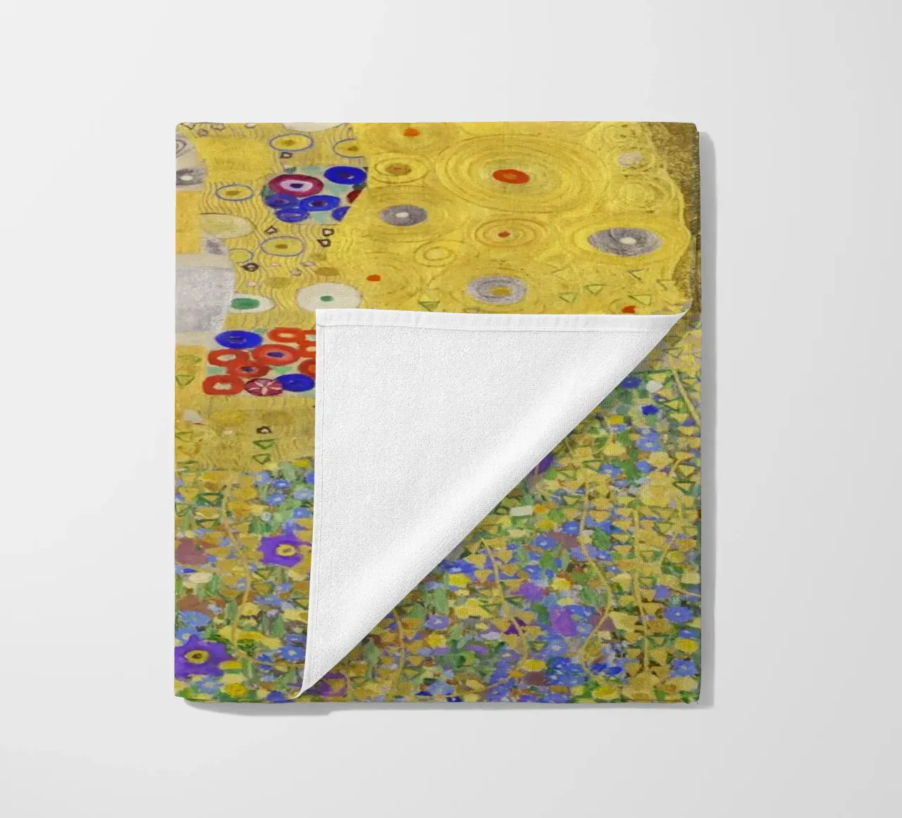 Il bacio di Gustav Klimt telo mare da Art History