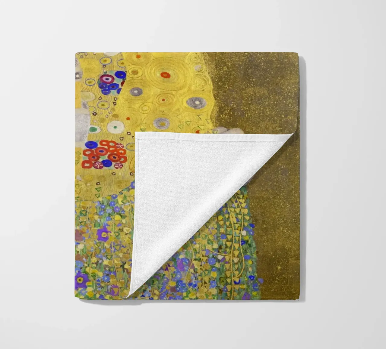 Il bacio di Gustav Klimt telo mare da Art History