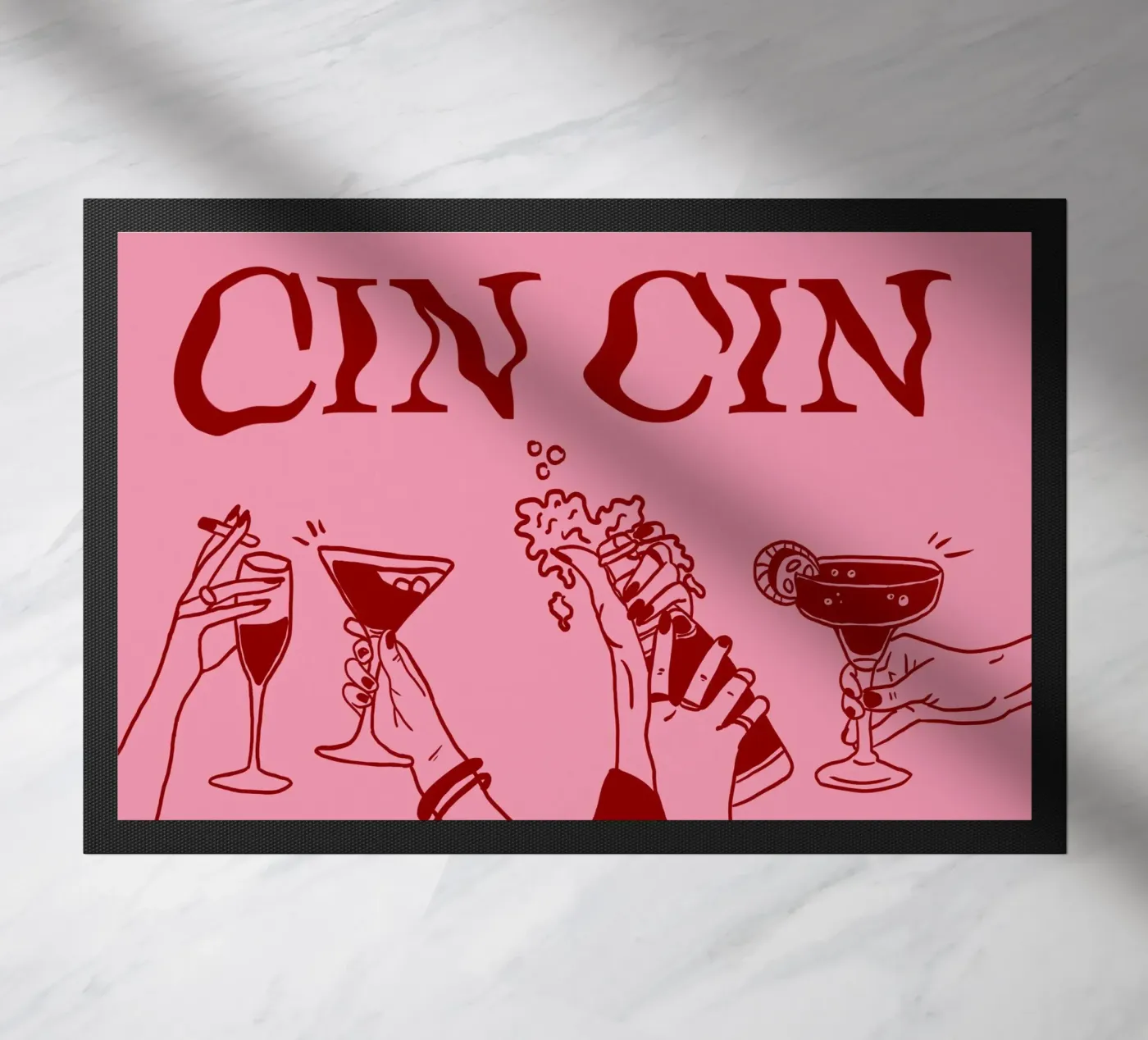 Cin Cin Fußmatte von Happy Star Club