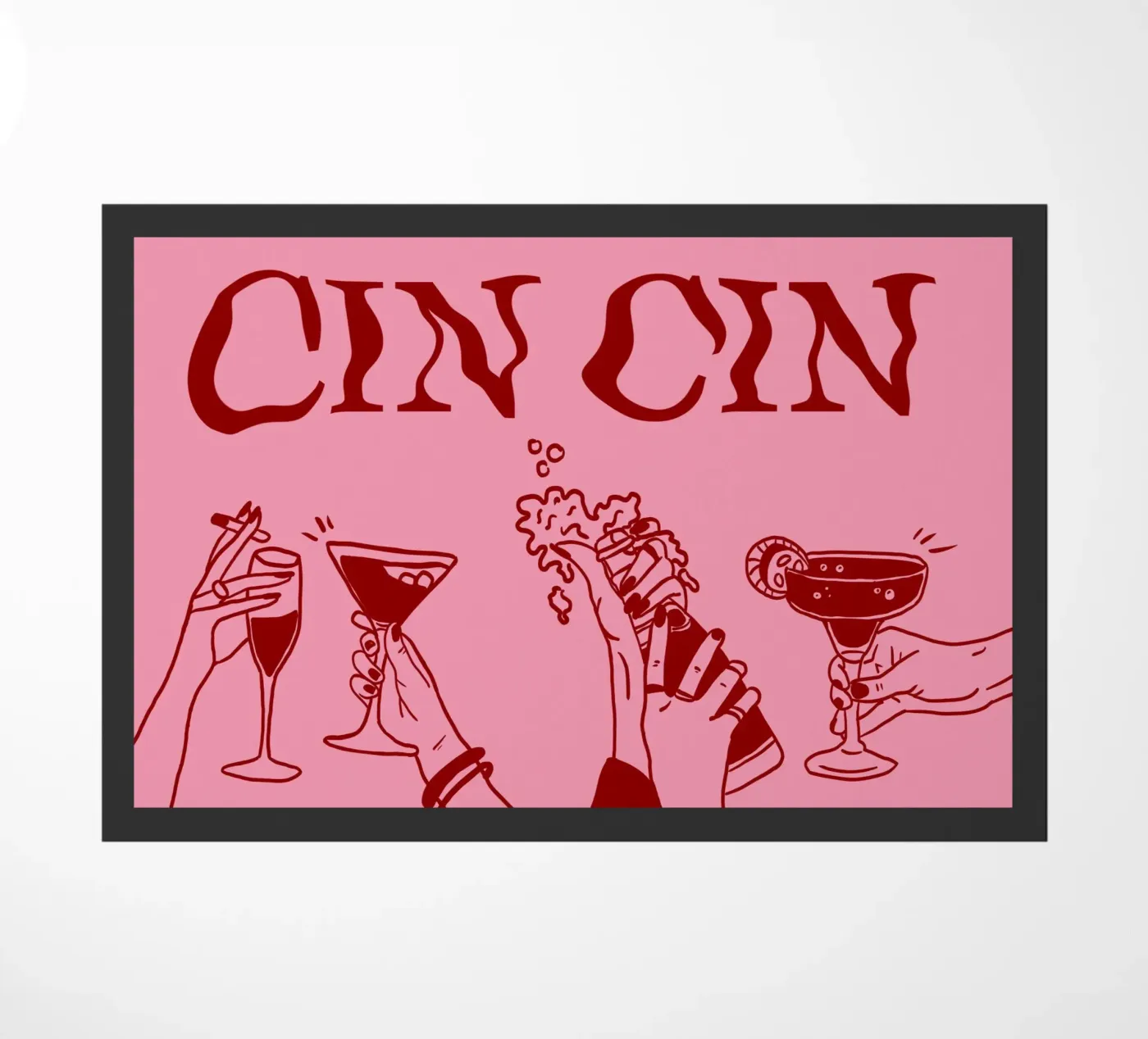 Cin Cin Fußmatte von Happy Star Club
