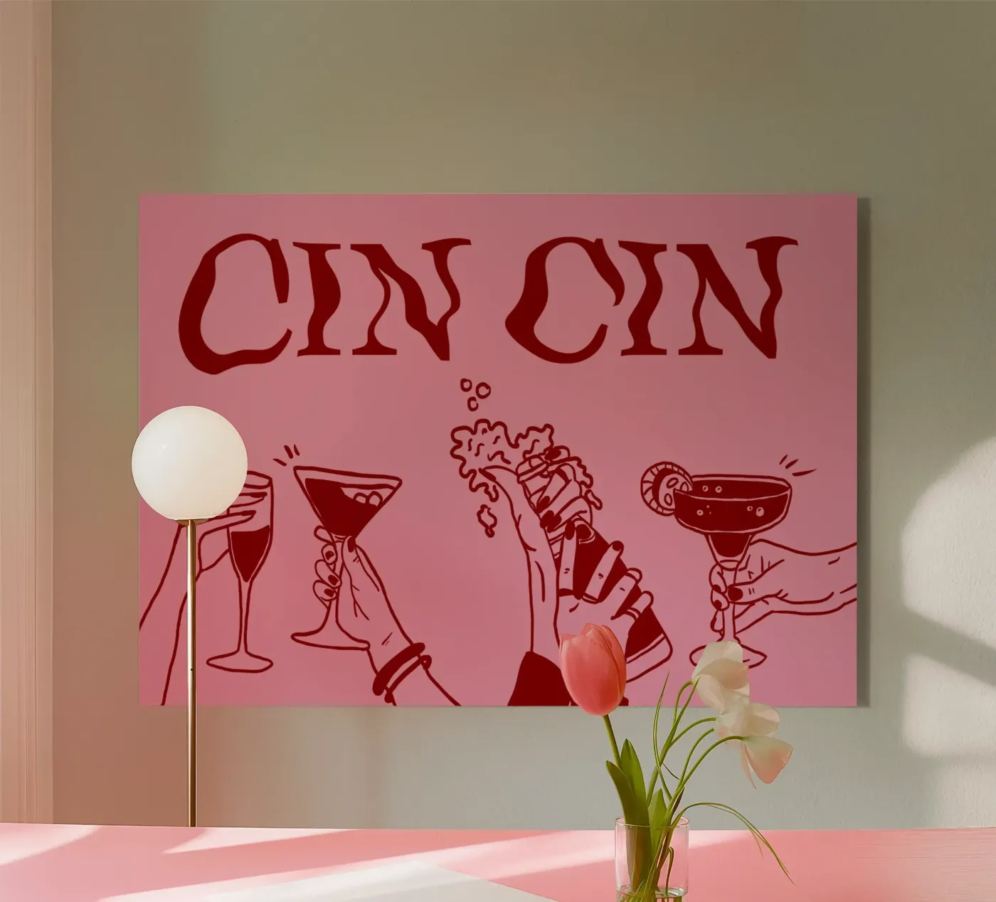 Cin Cin plexiglas de Happy Star Club
