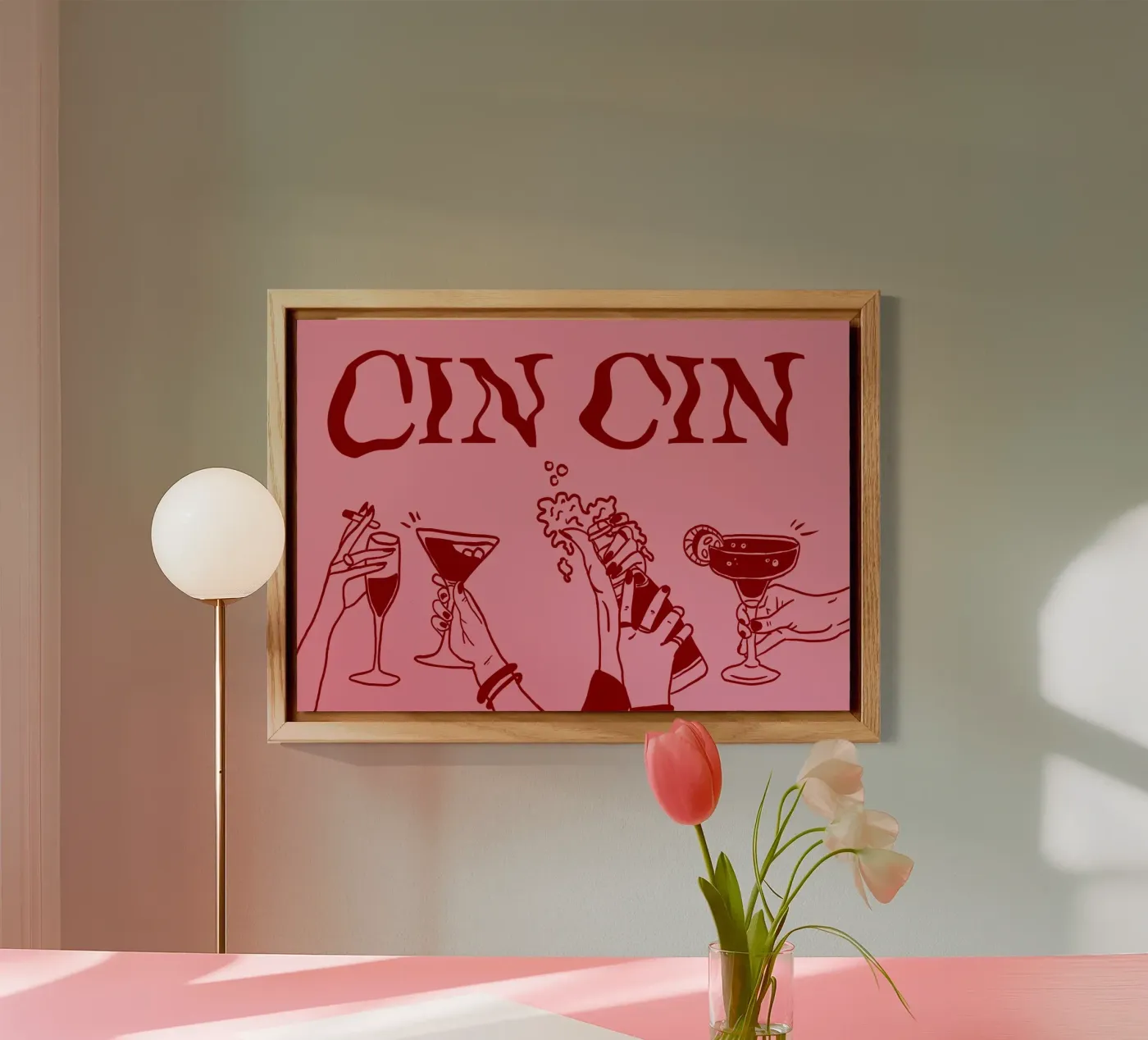 Cin Cin alluminio dibond da Happy Star Club