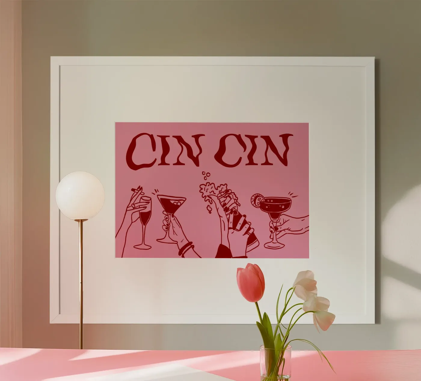 Cin Cin poster van Happy Star Club