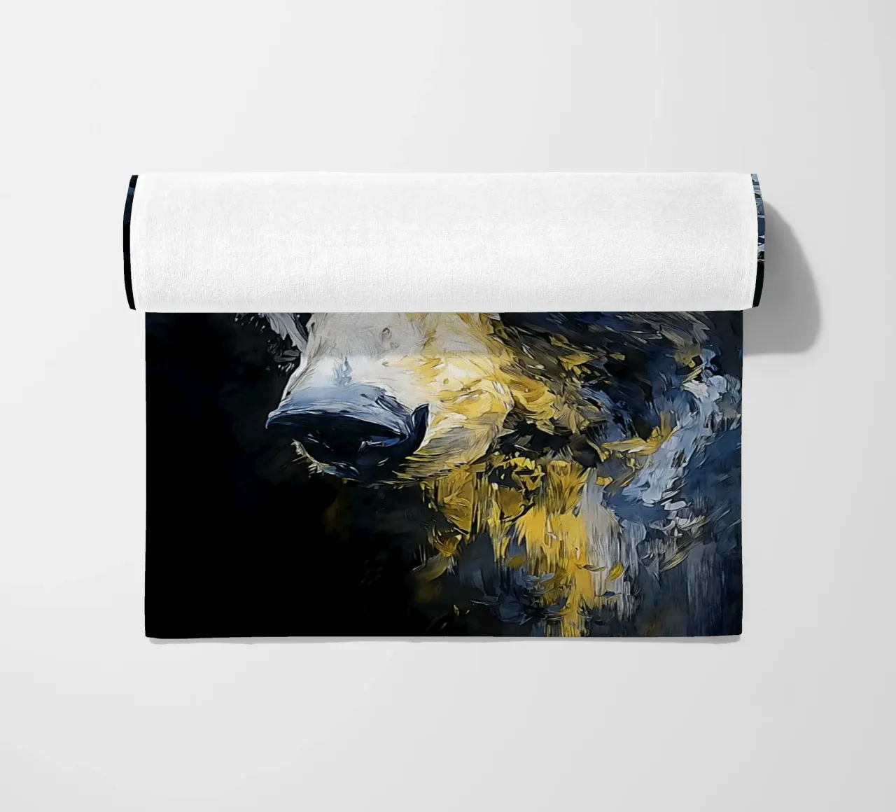 Bear Modern beach towel by Mateo