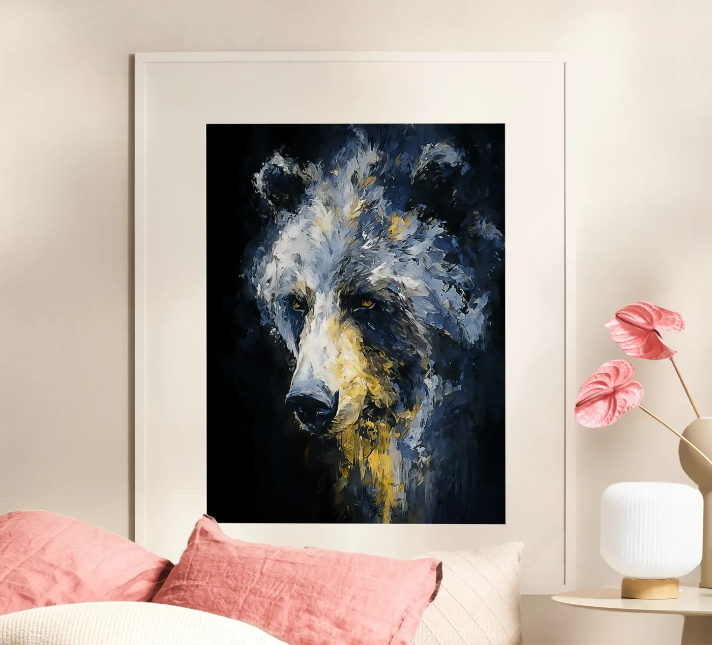 Bear Modern poster van Mateo