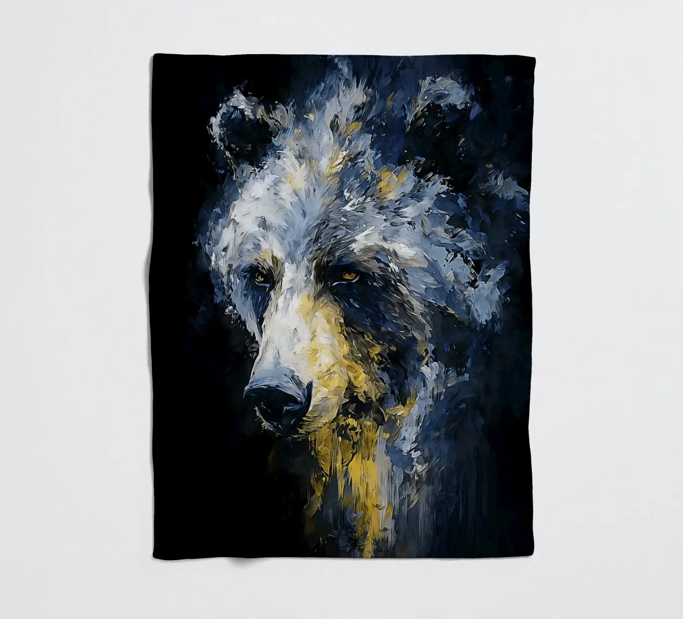 Bear Modern Art Fleecedecke von Mateo