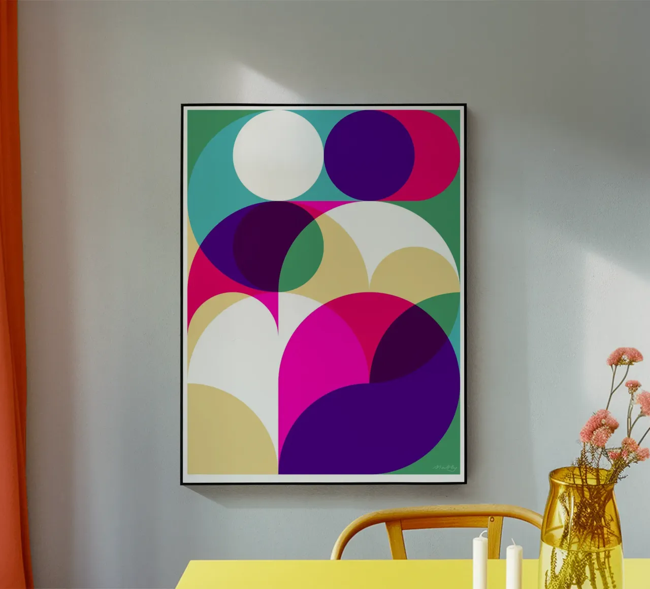 Rhythm in Color acrylic glass by Greg Mably Studio