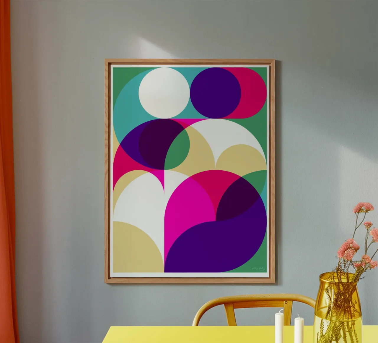 Ritmo a colori alluminio dibond da Greg Mably Studio