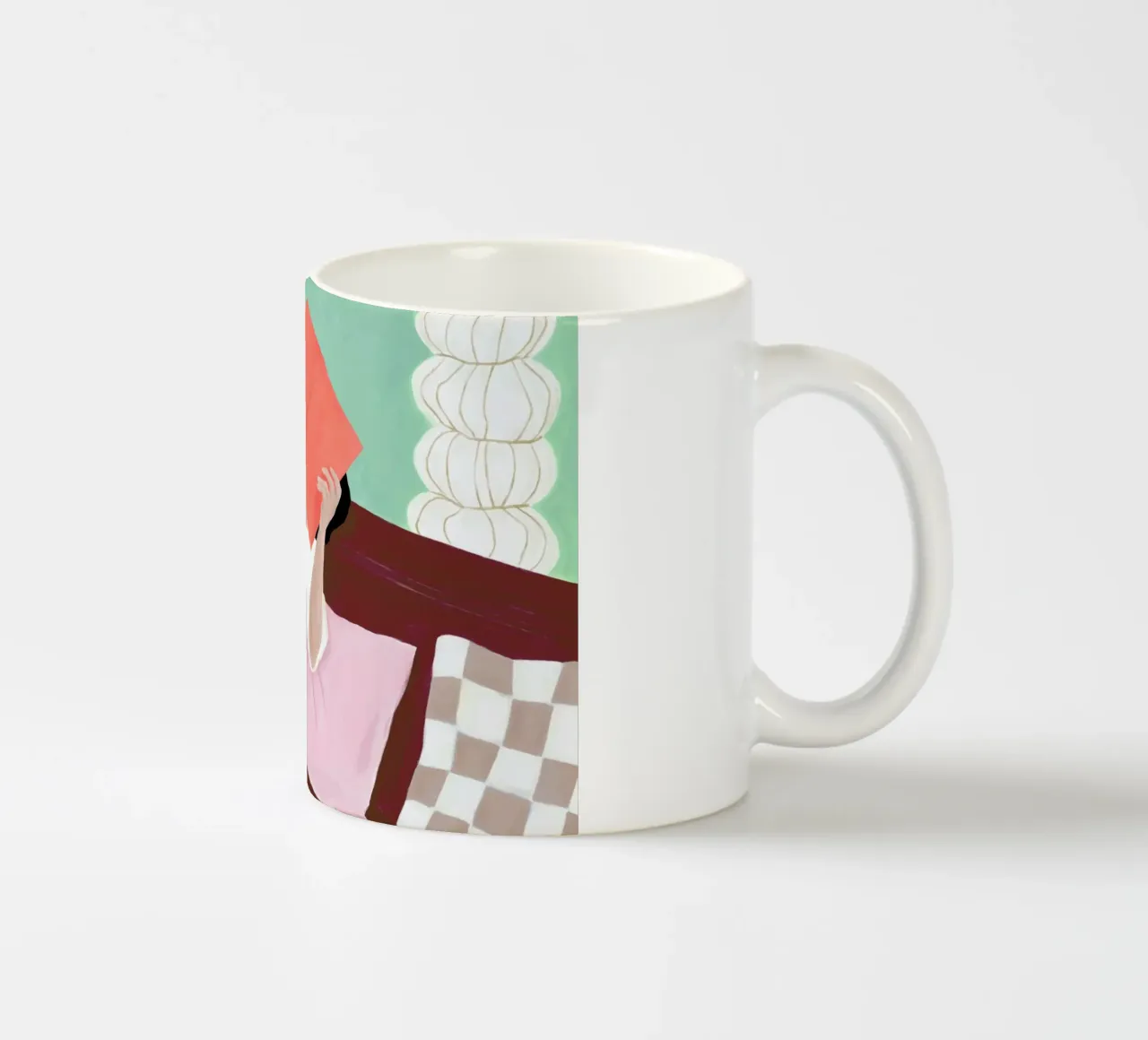Slappe Av 03 tazza in ceramica da Frauke Schyroki