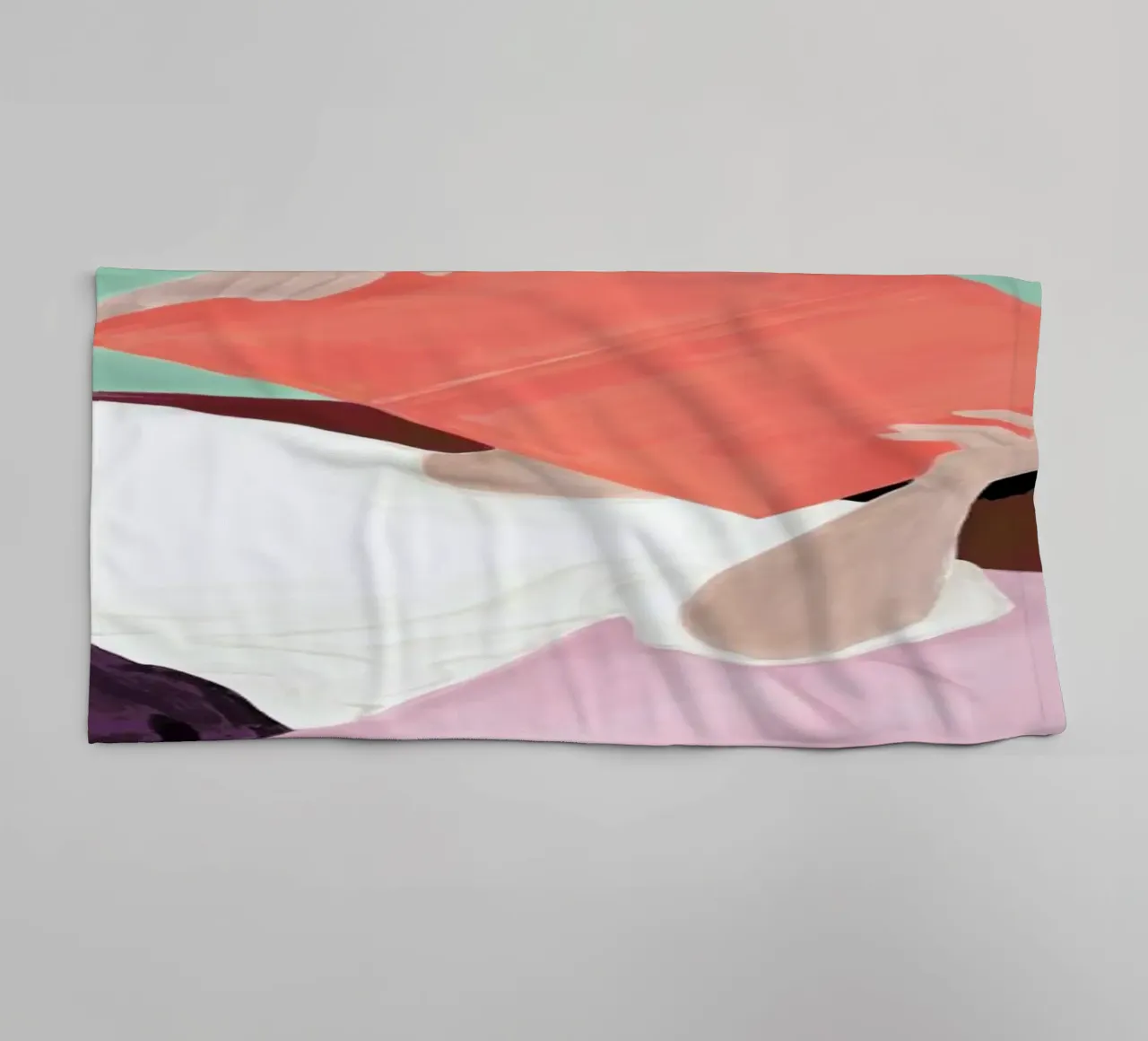 Slappe Av 03 towel by Frauke Schyroki